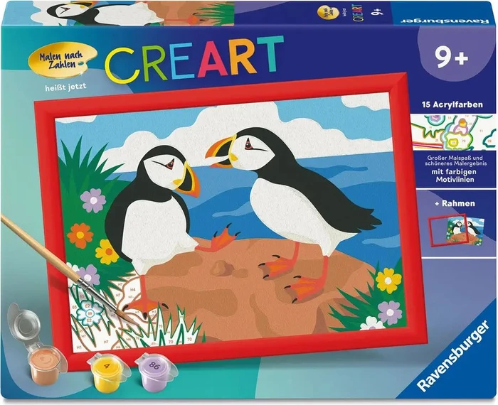 Ravensburger Malen nach Zahlen CreArt Papageientaucher