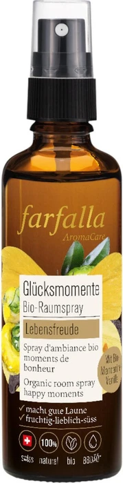 Farfalla Bio-Raumspray Lebensfreude Vanille-Mandarine, 75ml