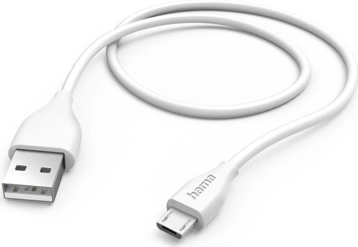 Hama Ladekabel USB-A/Micro-USB 1.5m weiß