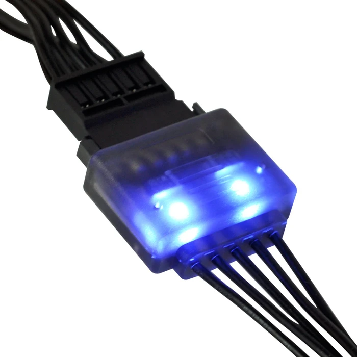 SilverStone 22-Pin SATA [Buchse] auf 7-Pin SATA [Buchse] + 15-Pin SATA [Stecker] Adapterkabel