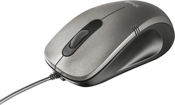 Trust Ivero Compact Mouse schwarz/grau, USB