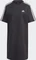 adidas Essentials 3-Streifen Single Jersey Boyfriend T-Shirt kurzarm schwarz (Damen) Vorschaubild