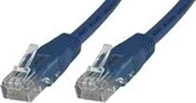 MicroConnect Patchkabel, Cat6, U/UTP, RJ-45/RJ-45, 0.3m, blau