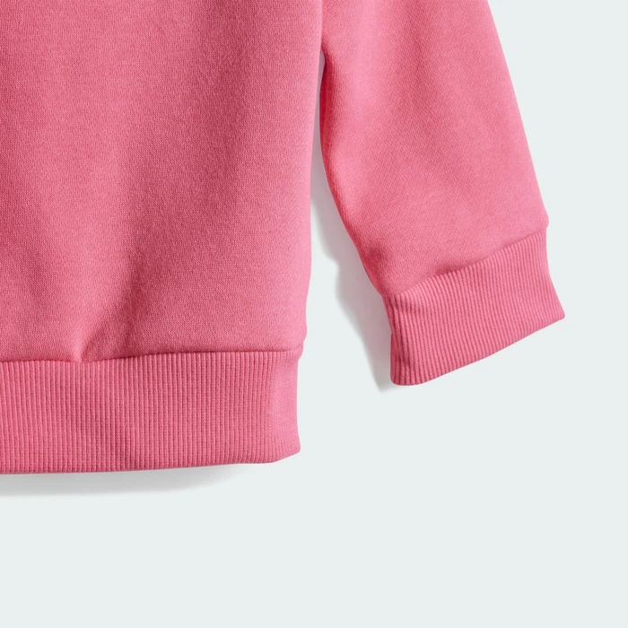 adidas Essentials Kids Trainingsanzug pink fusion/clear pink/white (Junior)