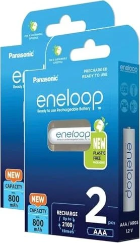 Panasonic eneloop (Gen 5) Micro AAA NiMH 800mAh, 2er-Pack