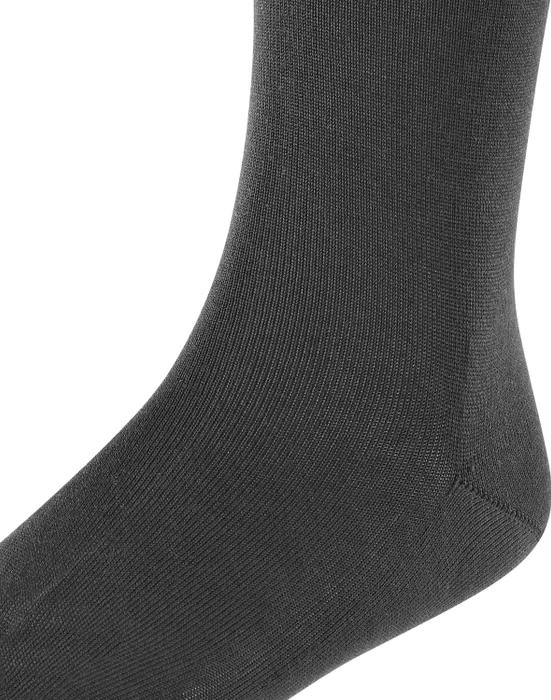 Falke Cotton Finesse Socken schwarz (Junior)