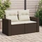 vidaXL Gartensofa 2-Sitzer mit Kissen Vorschaubild