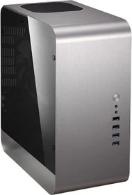 Jonsbo UMX1 Plus silber, Acrylfenster, Mini-ITX