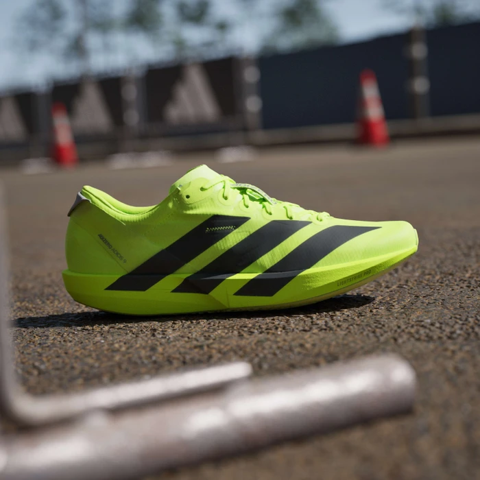 adidas Adizero Adios 9 lucid lemon/core black/halo silver (Herren)