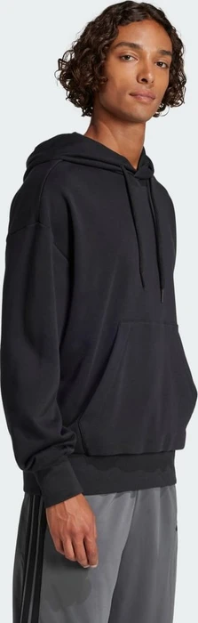 adidas Essentials Loose-Fit 3-Streifen Logo French Terry Hoodie schwarz/weiß (Herren)
