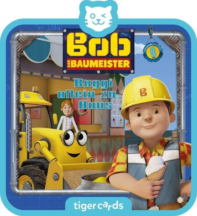 Tiger Media Tigercard Bob der Baumeister Baggi allein zu Haus