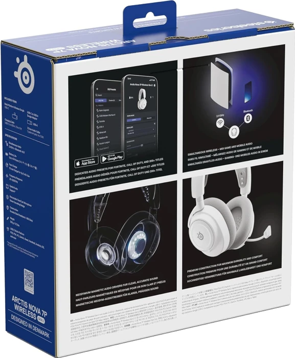SteelSeries Arctis Nova 7P Wireless Gen 2 weiß