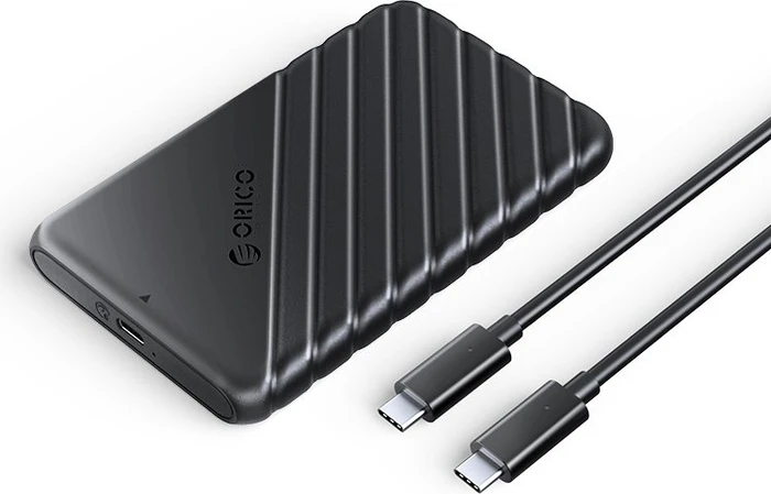 Orico 25PW1C-C3, 2.5" HDD Enclosure, schwarz, 2.5", USB-C 3.0