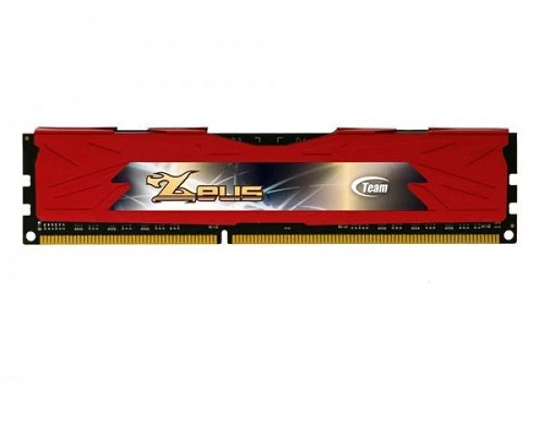 TeamGroup Zeus rot UDIMM 8GB Kit, DDR3-1600, CL9-9-9-24