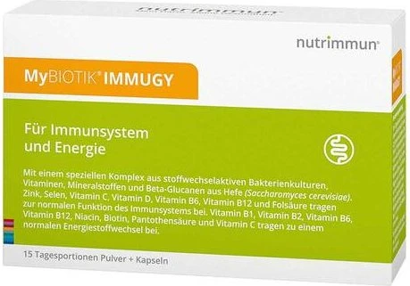 Nutrimmun MyBIOTIK Immugy Pulver + Kapseln, 45 Stück (15x Pulver + 30x Kapsel)