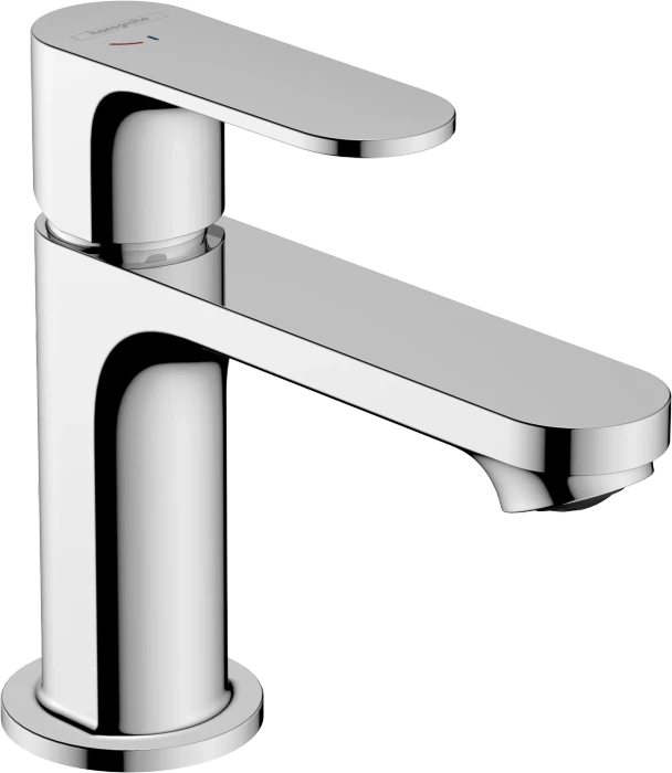 Hansgrohe Rebris S Einhebel-Waschtischmischer 80 CoolStart EcoSmart+ mit Zugstangen-Ablaufgarnitur chrom