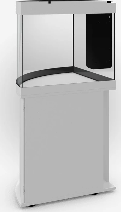 Juwel Trigon 190 LED Aquarium-Set mit Unterschrank, weiß/weiß, 190l