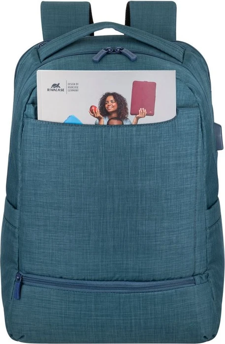 RivaCase 8365 Biscayne ECO 17.3" carry-on Laptop-Rucksack, blau