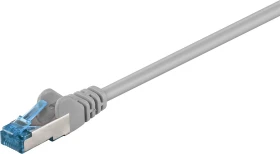 goobay Patchkabel, Cat6a, S/FTP, RJ-45/RJ-45, 20m, grau
