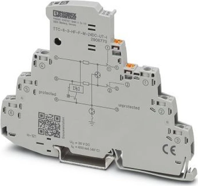 Phoenix Contact TTC-6-3-HF-F-M-24DC-UT-I - Überspannungsschutzgerät