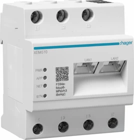 Hager E-Ladestation witty plus 22kW Dienstwagen PV-Überschuss, 6.5m Ladekabel