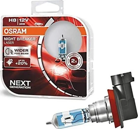 Osram Night Breaker Laser H8 35W +150%, 2er-Pack Box