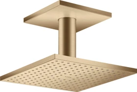 Hansgrohe Axor ShowerSolutions Kopfbrause 250/250 2jet mit Deckenanschluss brushed bronze