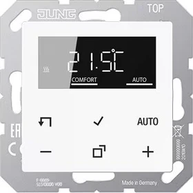 Jung LB-Management Raumthermostat Set Alpinweiß