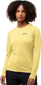 Jack Wolfskin Vonnan Funktionsshirt langarm lemon ice (Damen)