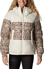 Columbia Pike Lake II Insulated Hooded Jacke chalk/warm copper terrain print (Damen)