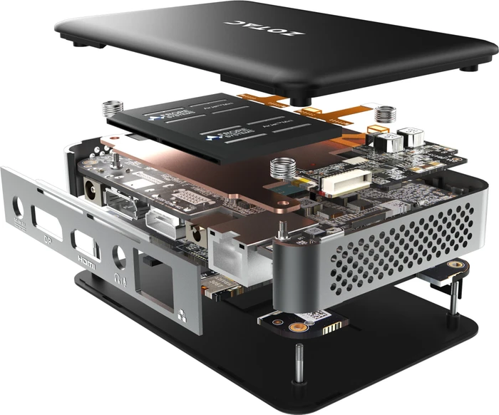 Zotac ZBOX PI430AJ pico with AirJet, Core i3-N300, 8GB RAM, 512GB SSD