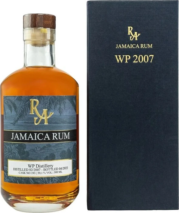 Rum Artesanal Jamaica WP Distillery 2007 500ml