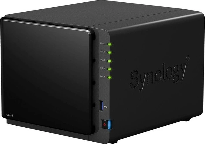 Synology DiskStation DS416, 1GB RAM, 2x RJ-45 1000Base-T, 3x USB-A 3.0
