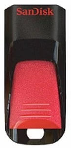 SanDisk Cruzer Edge 64GB schwarz/rot, USB-A, USB 2.0