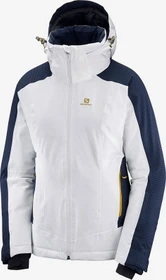 Salomon Brilliant Skijacke white/night sky (Damen)