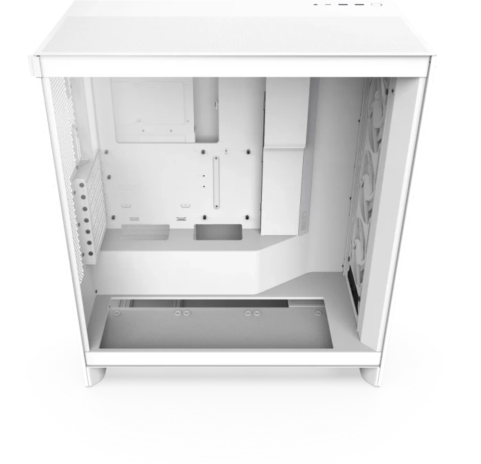 NZXT H7 Flow RGB [2024] Matte White, weiß, Glasfenster