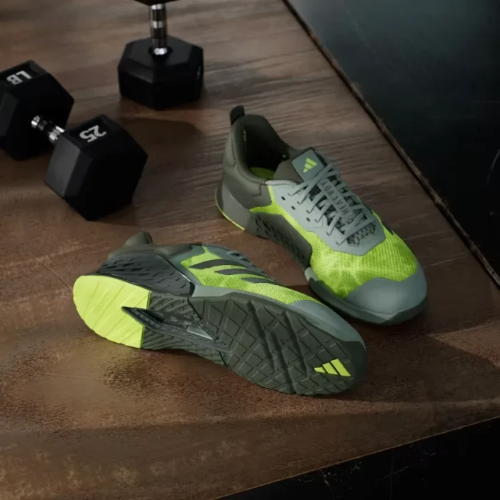 adidas Dropset 3 silver green/night cargo/lucid lemon