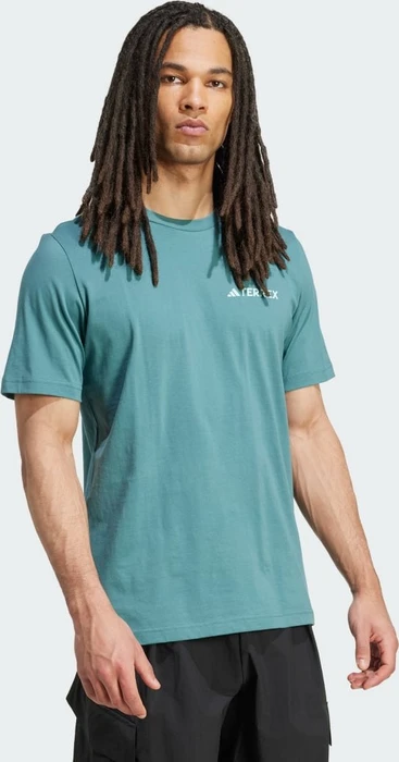 adidas Terrex Graphic T-Shirt kurzarm preloved teal (Herren)