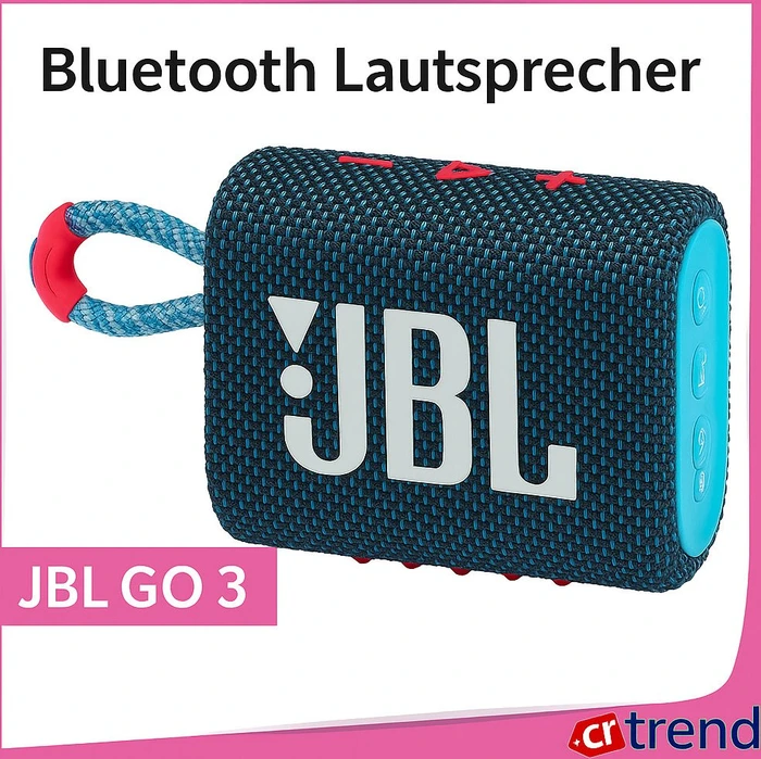 JBL GO 3 blau/pink