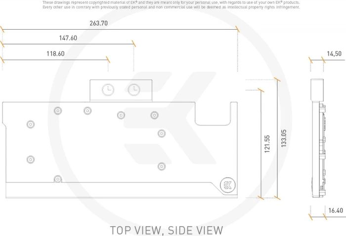 EK Water Blocks Classic Line EK-Classic GPU RX 6800/6900 D-RGB, Nickel, Acryl
