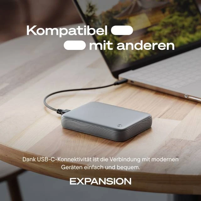 Seagate Expansion Portable (2026), 4TB, USB 3.0 Micro-B