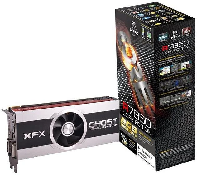 XFX Radeon HD 7850 Core Edition, 2GB GDDR5, 2x DVI, HDMI, 2x mDP