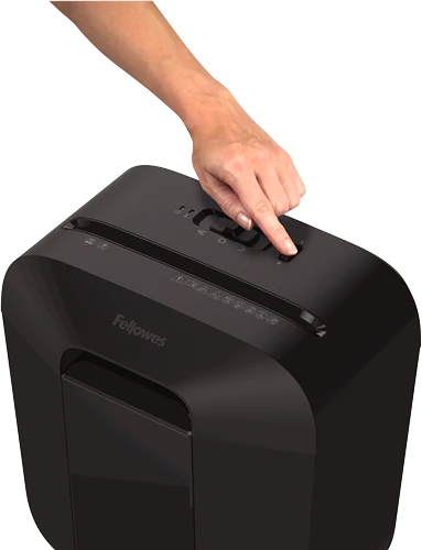 Fellowes Powershred LX25 schwarz, 4x37mm