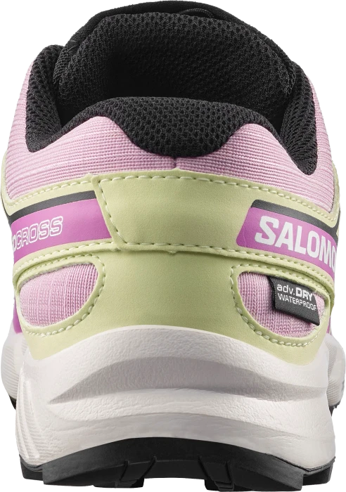Salomon Speedcross Waterproof dawn pink/acid lime/black (Junior)