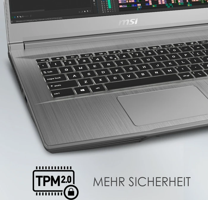 MSI WF65 10TJ-479 Mobile Workstation WF65 10TJ-479, Space Grey, Core i7-10750H, 32GB RAM, 1TB SSD, Quadro T2000 Max-Q, DE