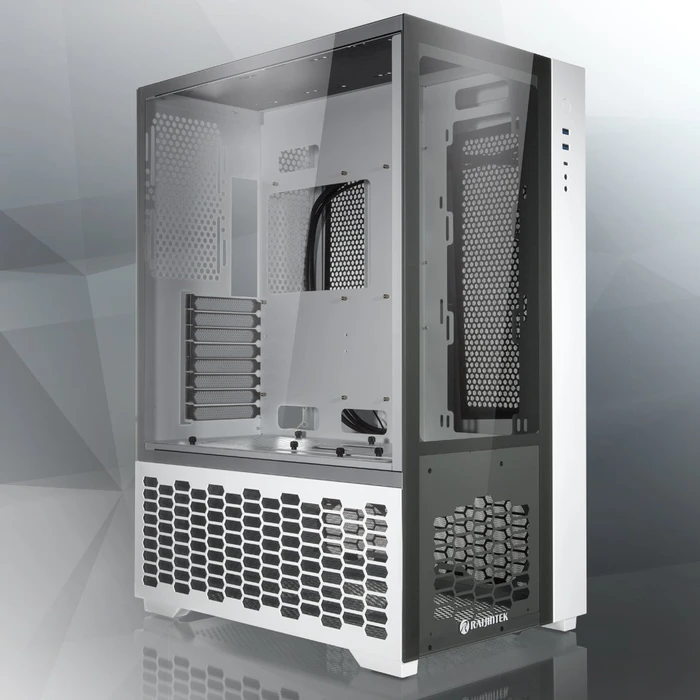 Raijintek Paean Premium, weiß, Glasfenster