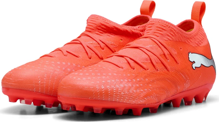 Puma Future 9 Match MG glowing red/puma white/puma black/puma silver (Junior)
