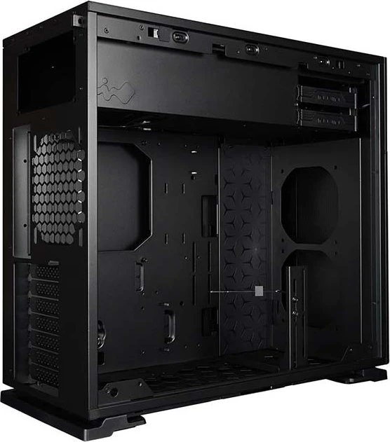 In Win 127, schwarz, Glasfenster