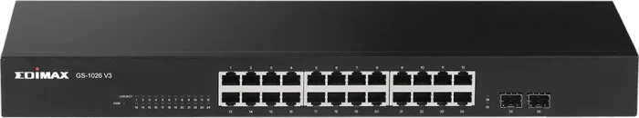 Edimax GS-10 Rackmount Gigabit Switch, 24x RJ-45, 2x SFP