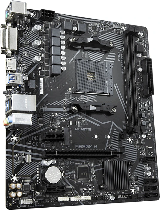 GIGABYTE A520M H (AMD AM4)